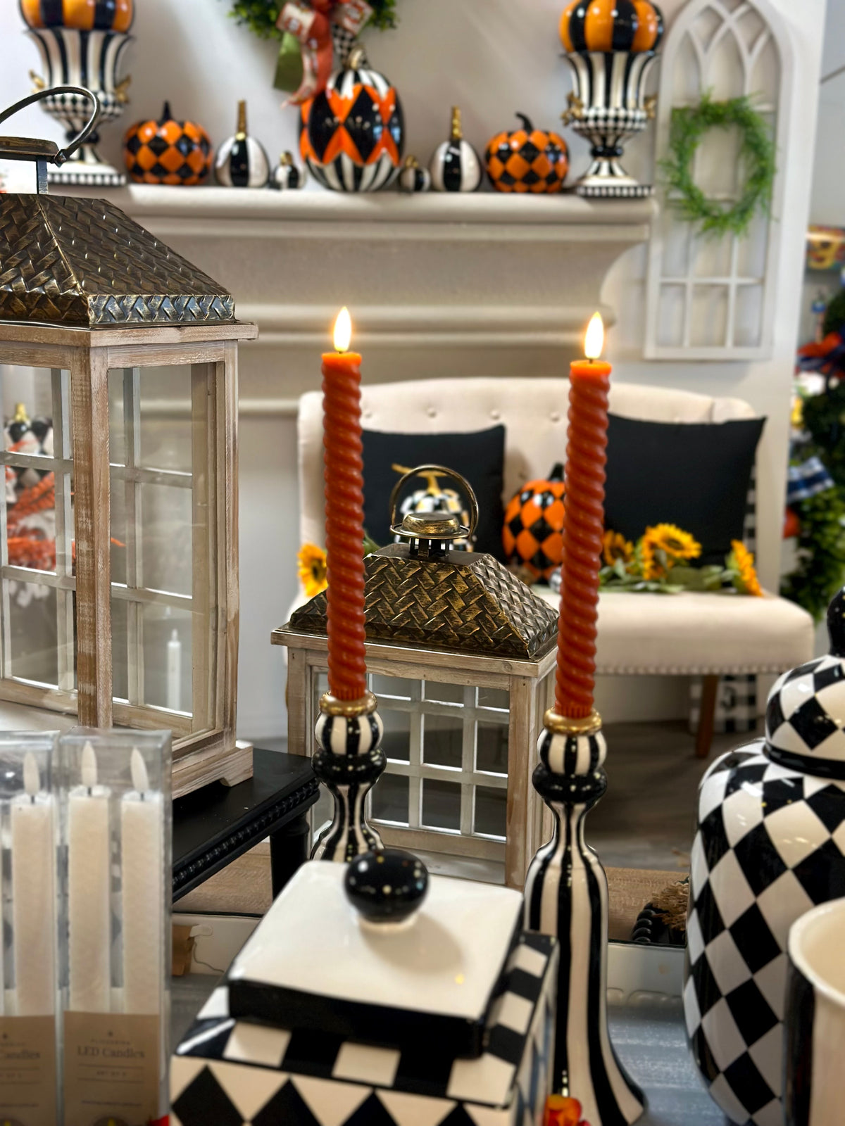 Spiral taper candles