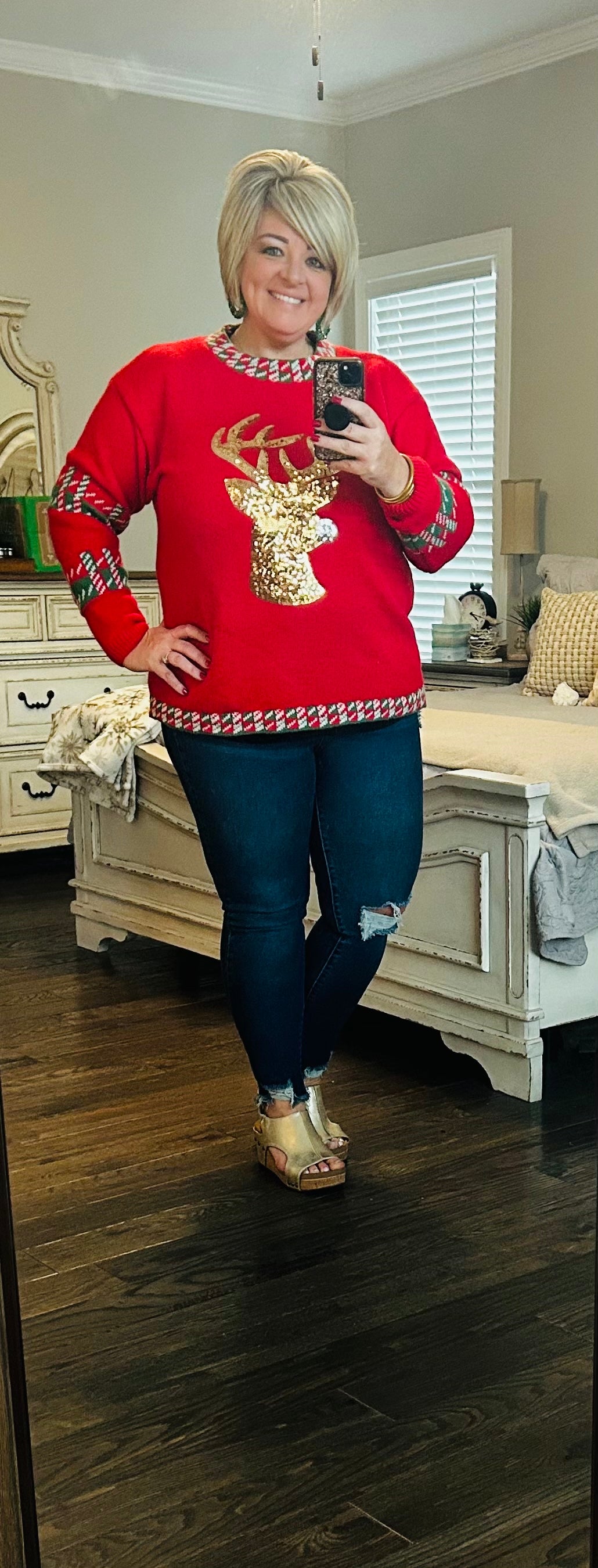 Here Comes Rudolph Sweater