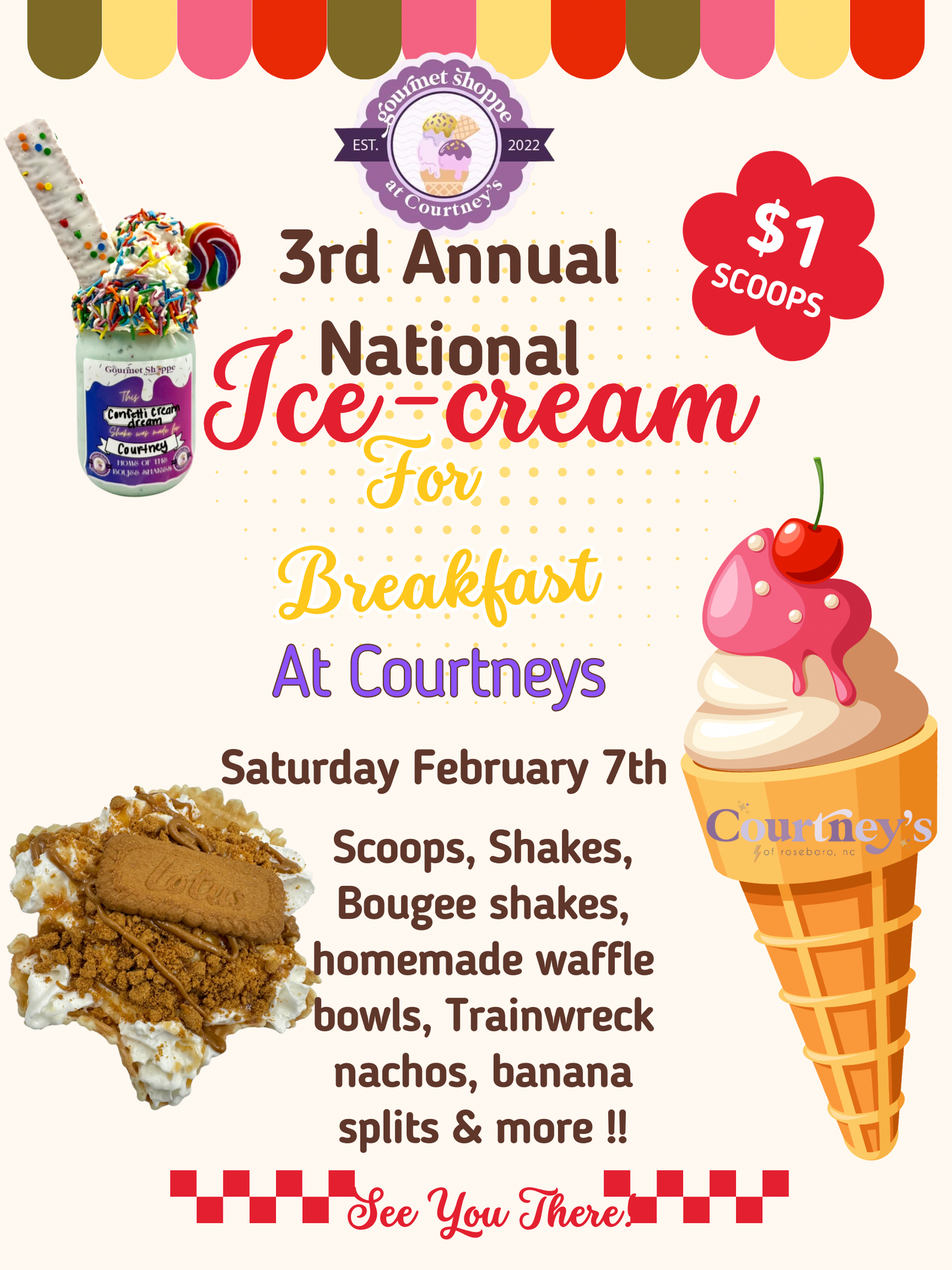 $1 icecream scoop *Promo*