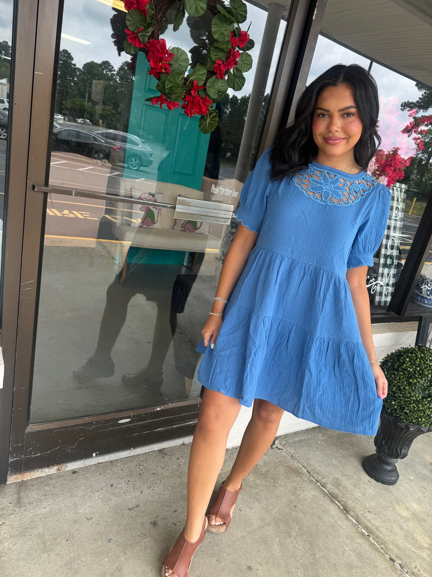 Lacy Floral Dress