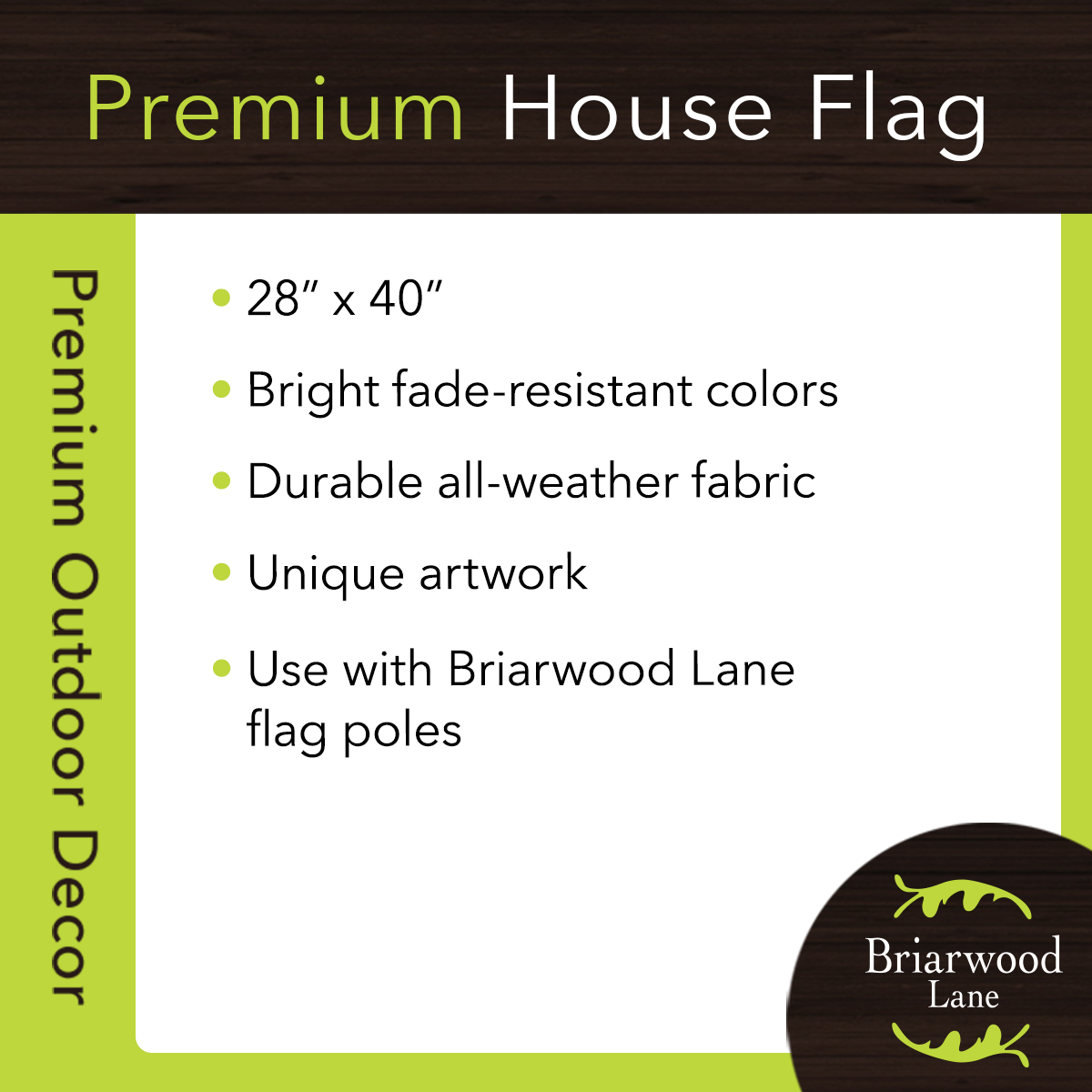 American Floral Cardinal House Flag