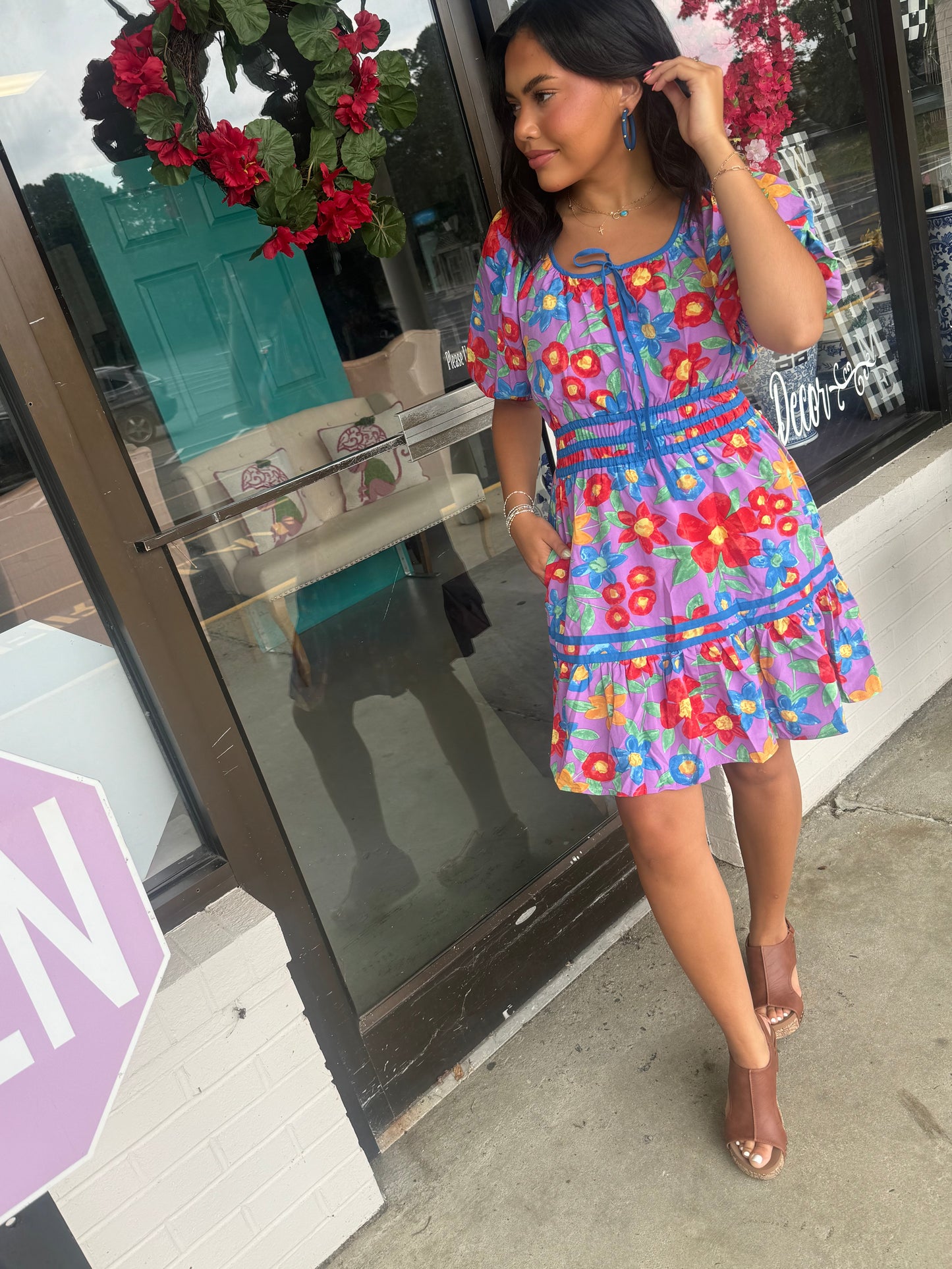 Lucky in Lavender Dress