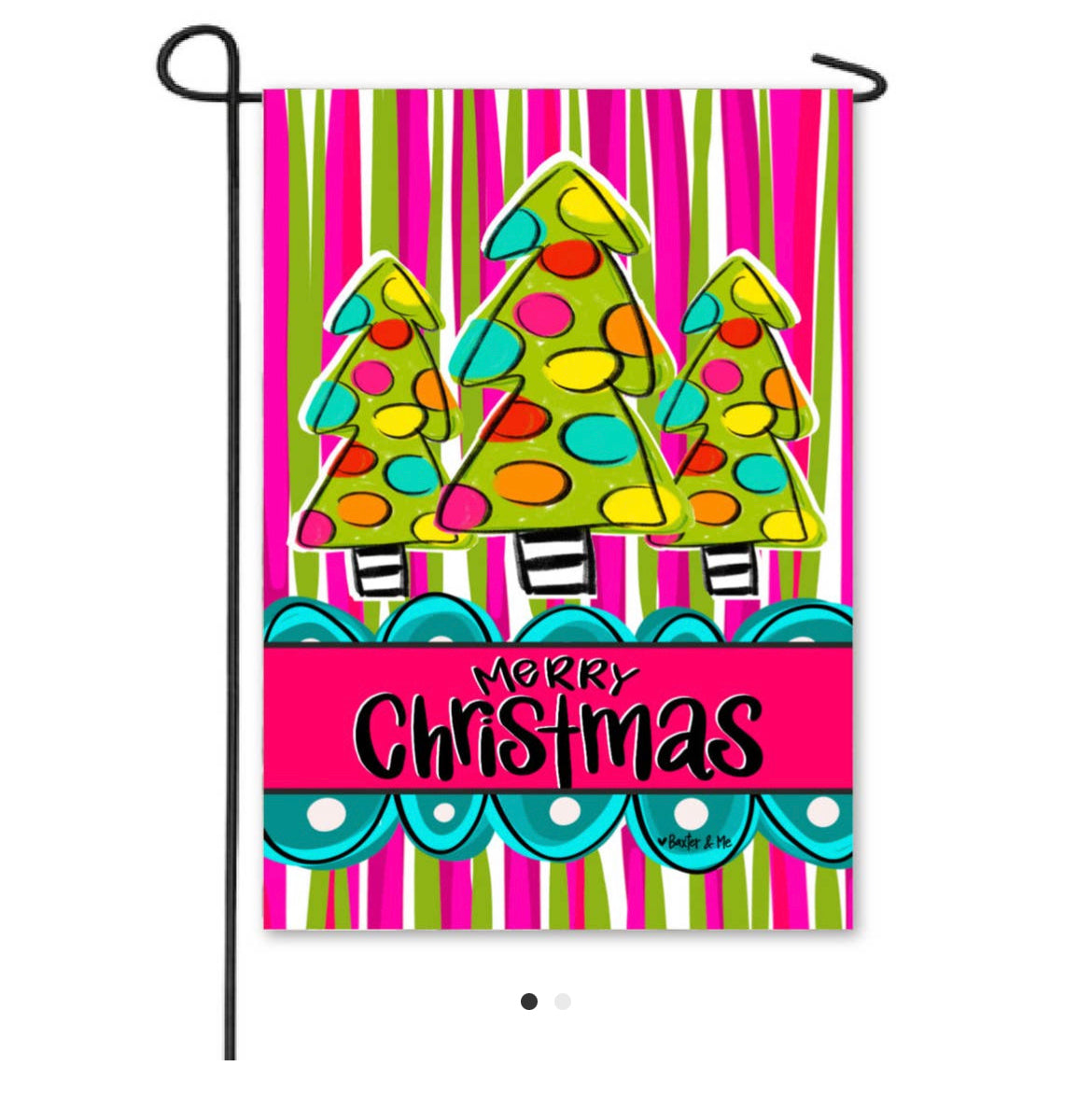 Baxter & Me Christmas Garden Flags