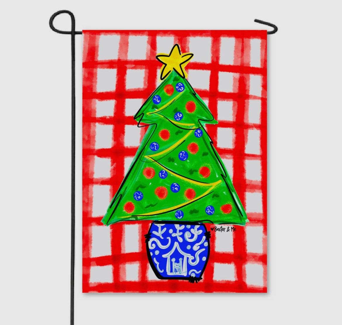 Baxter & Me Christmas Garden Flags