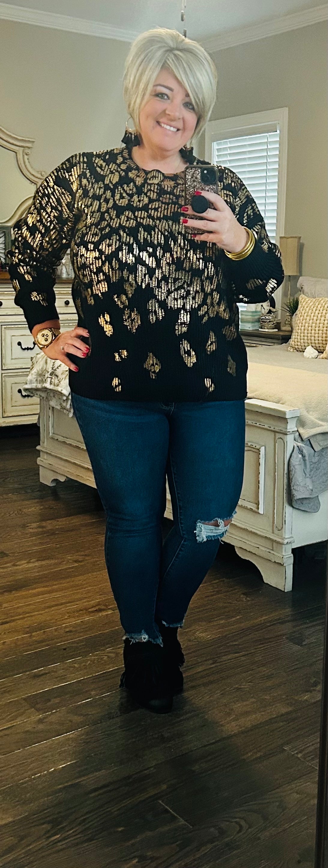 Kisses At Midnight Sweater