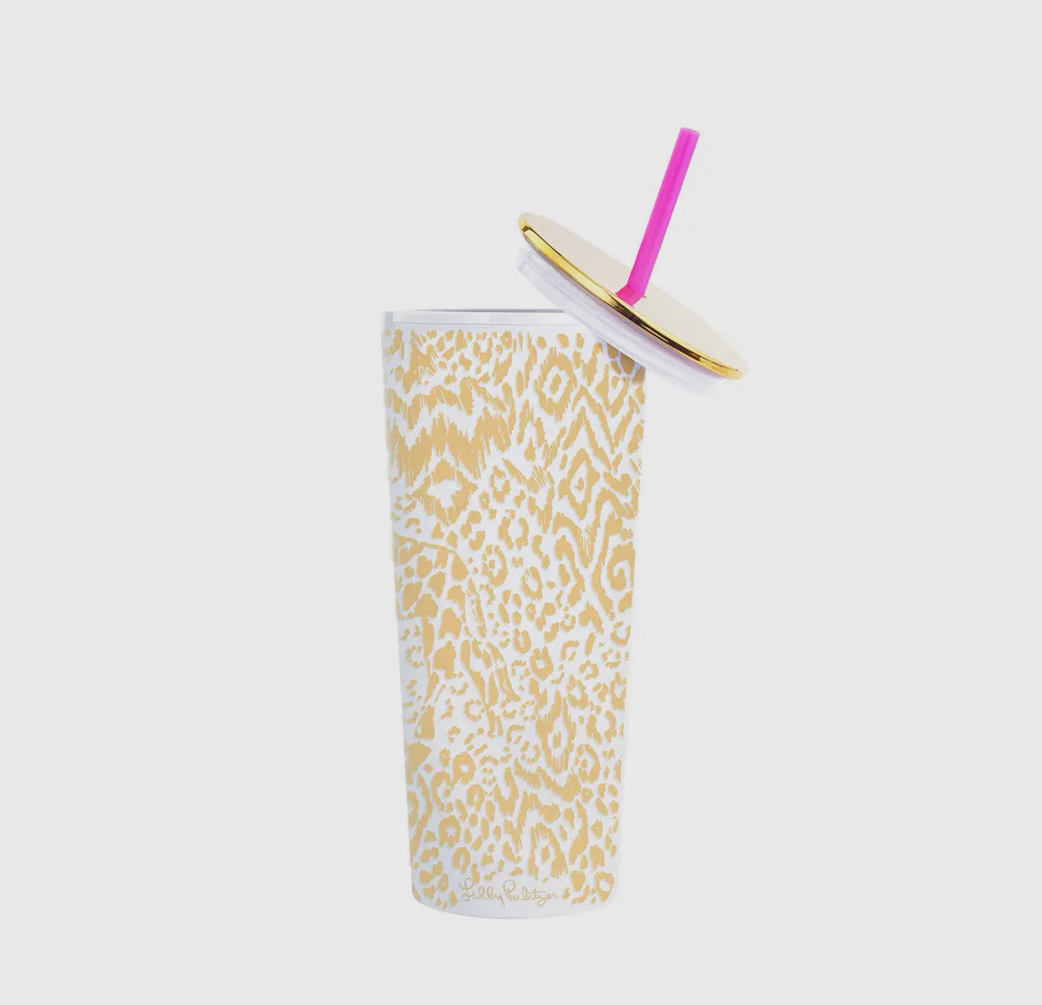 Lilly Pulitzer Tumbler with Straw