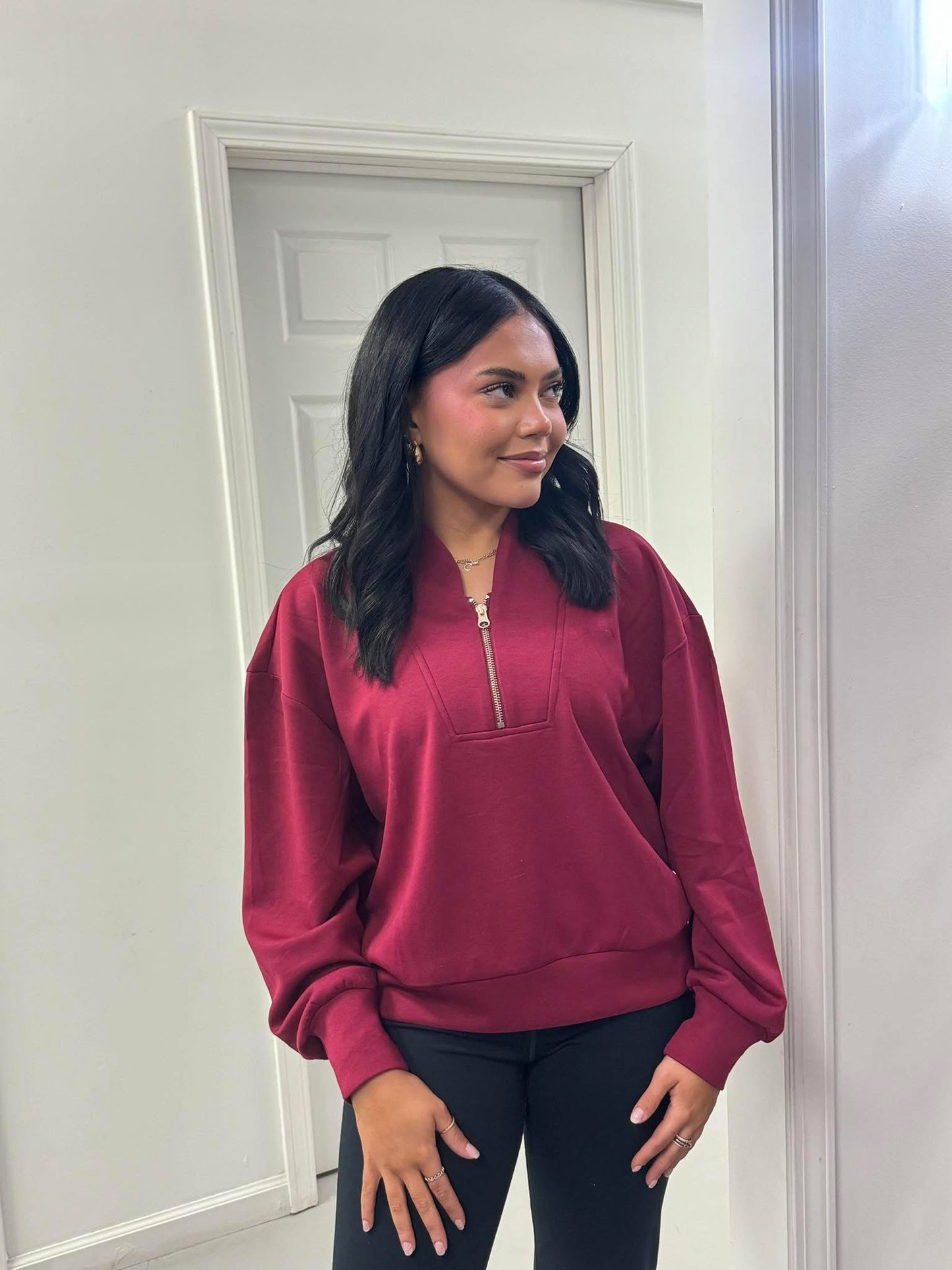 The Cozy Quarter Zip