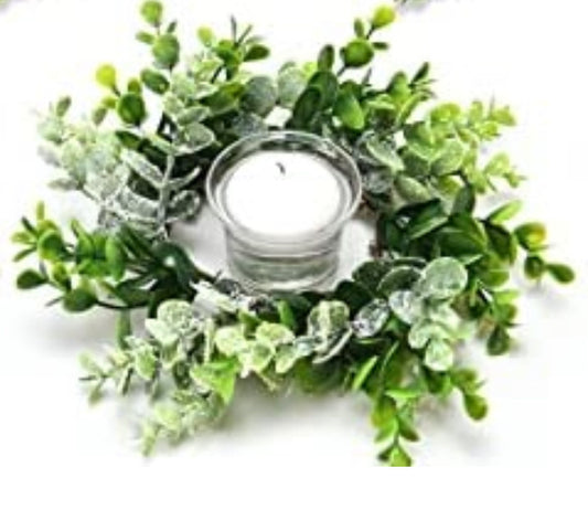 Greenery Candle Ring