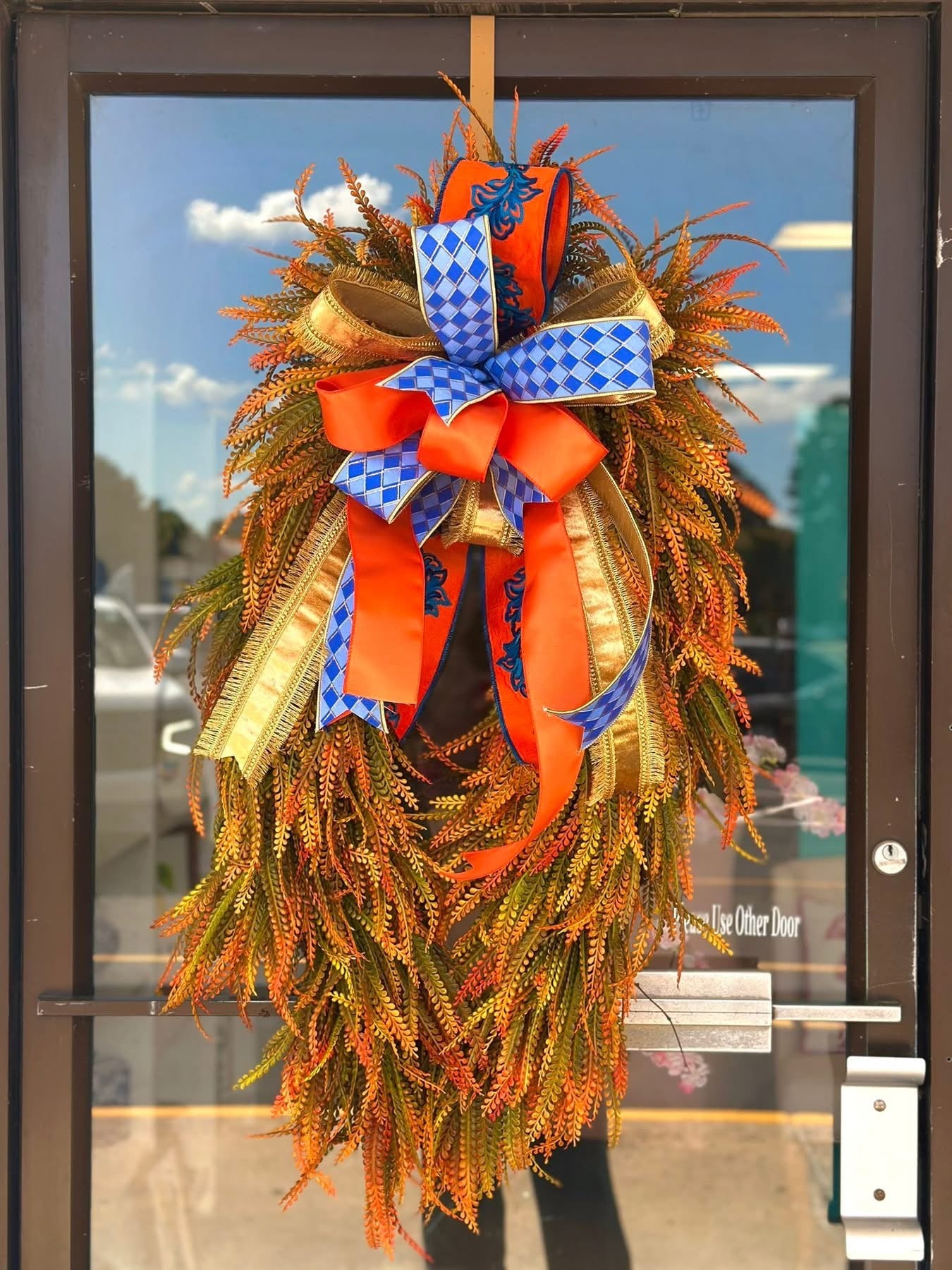 Fall beaded grass wreath PRE ORDER