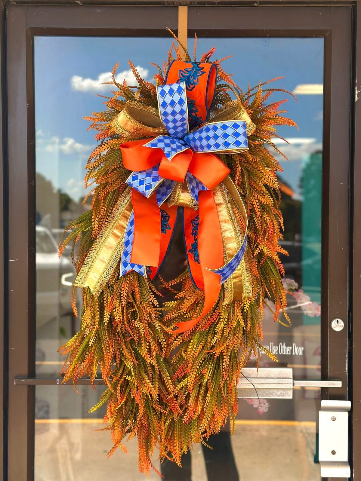 Fall beaded grass wreath PRE ORDER