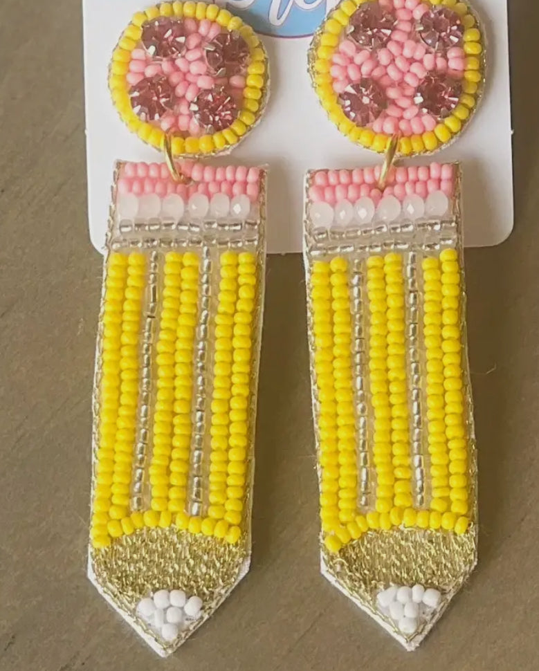 Beaded Dangle Earrings