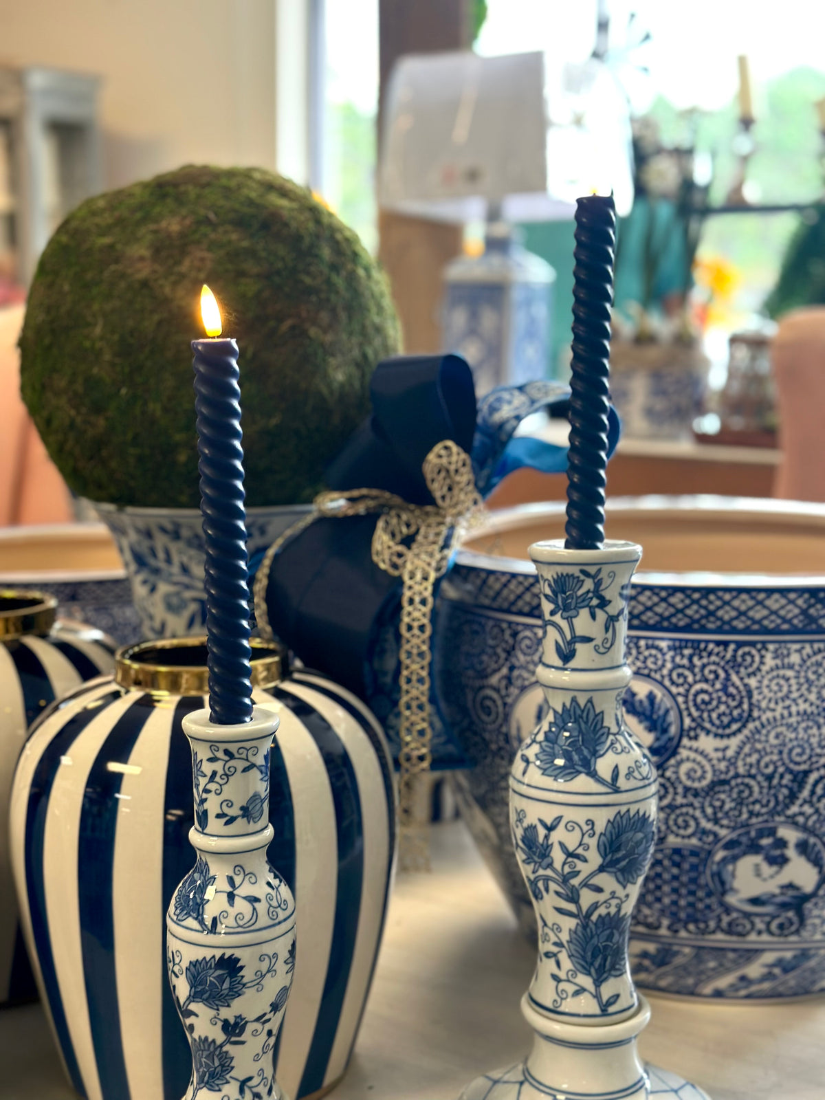 Spiral taper candles