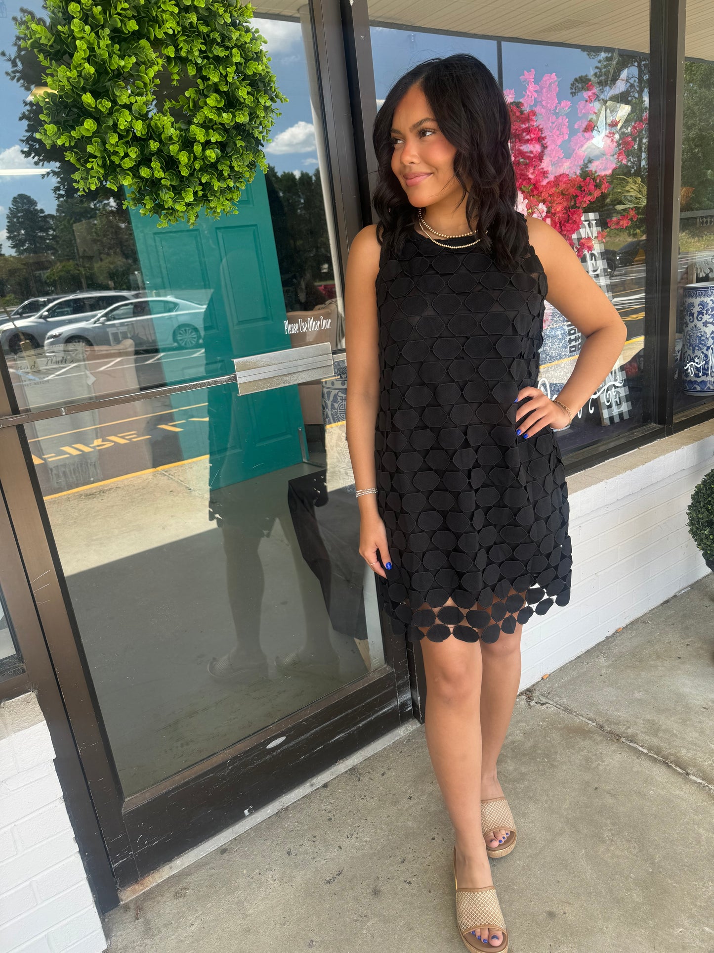 Midnight Dot Dress