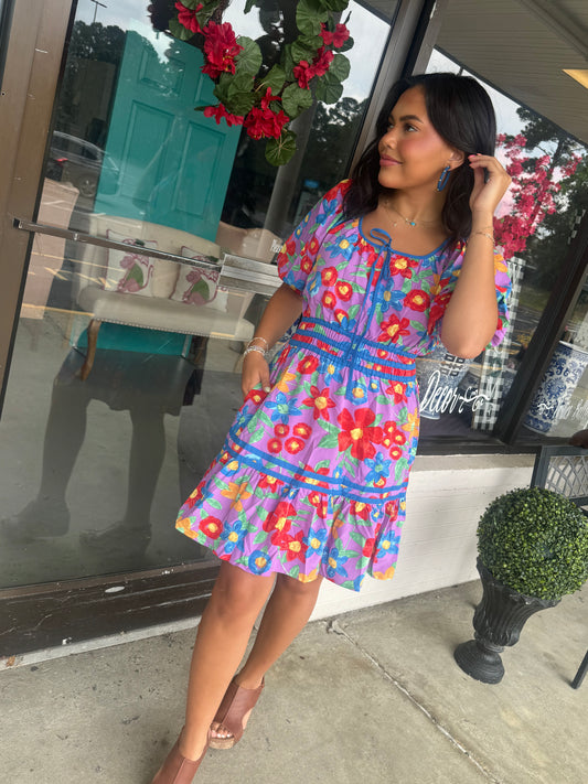 Lucky in Lavender Dress