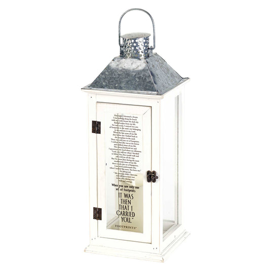 Lantern Footprints 17" H