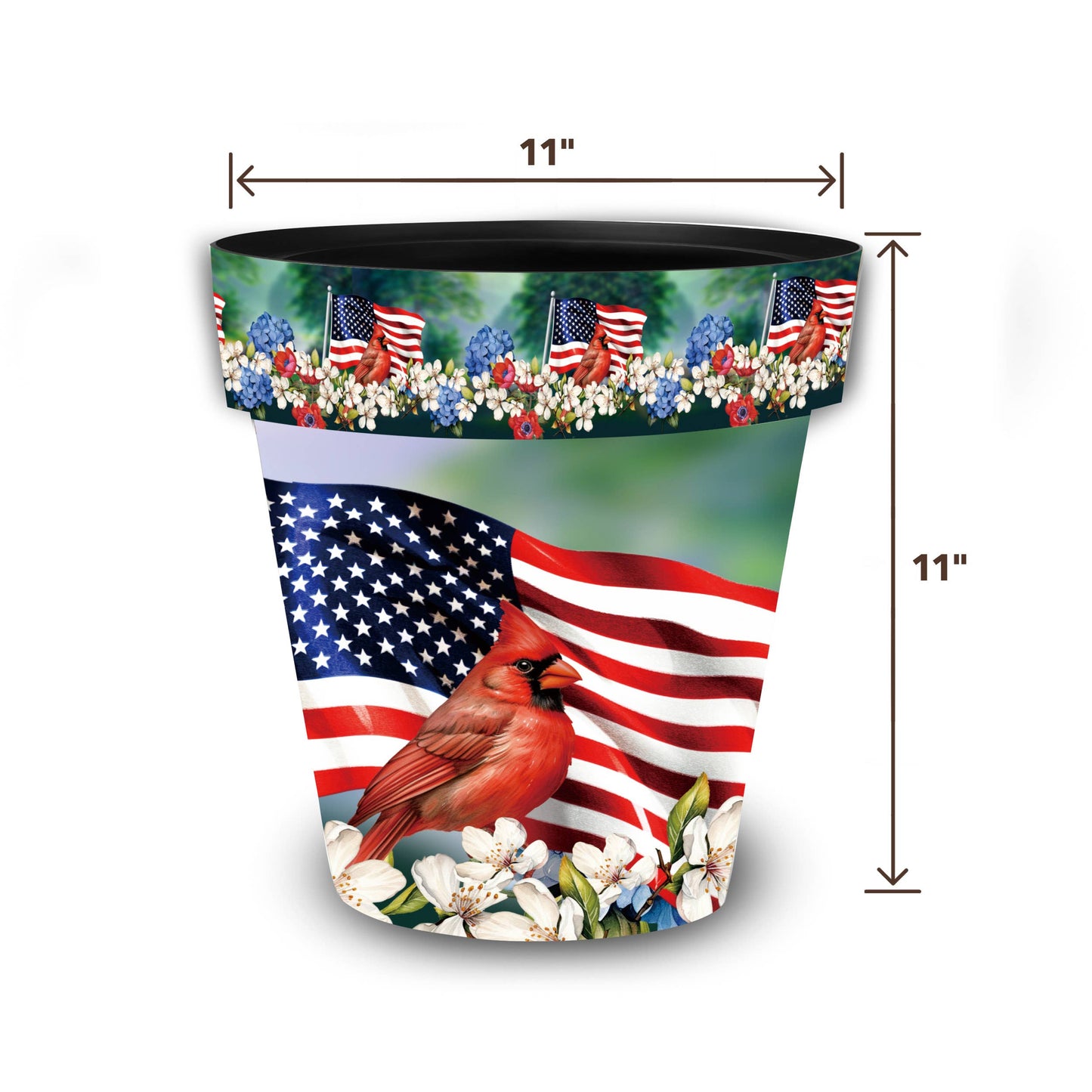 American Cardinal Medium Planter