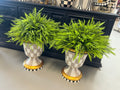 Beaded Fern Grass halves (planters sold separately)