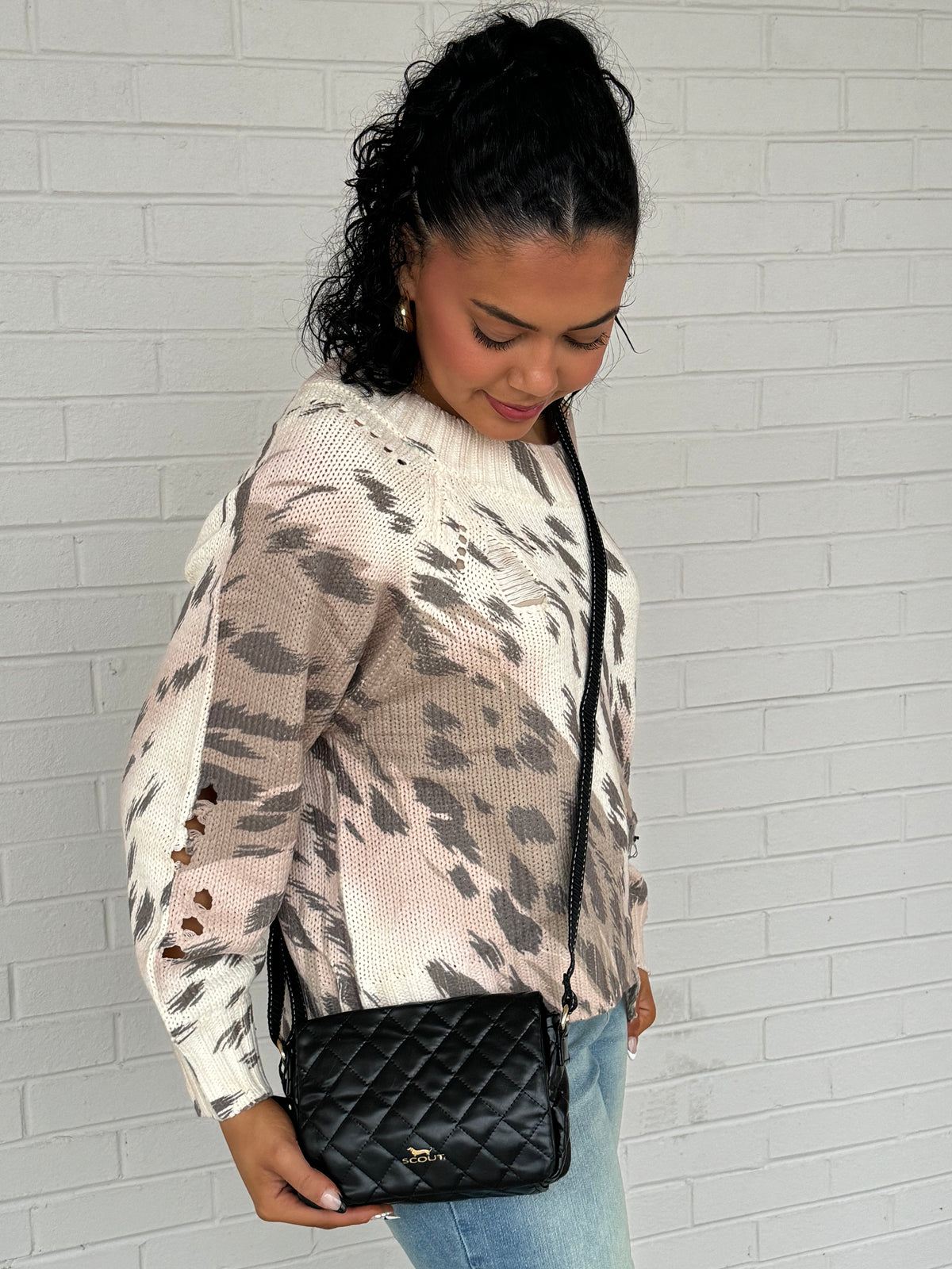 Distressed Time Sweater