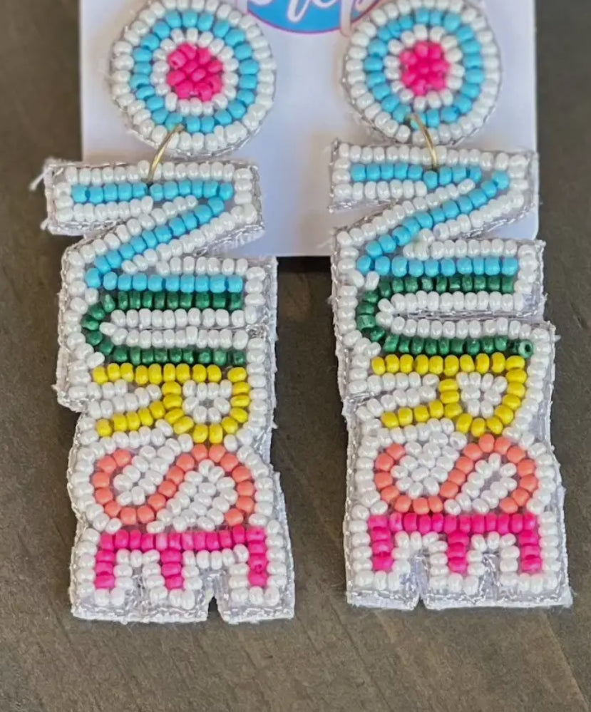 Beaded Dangle Earrings