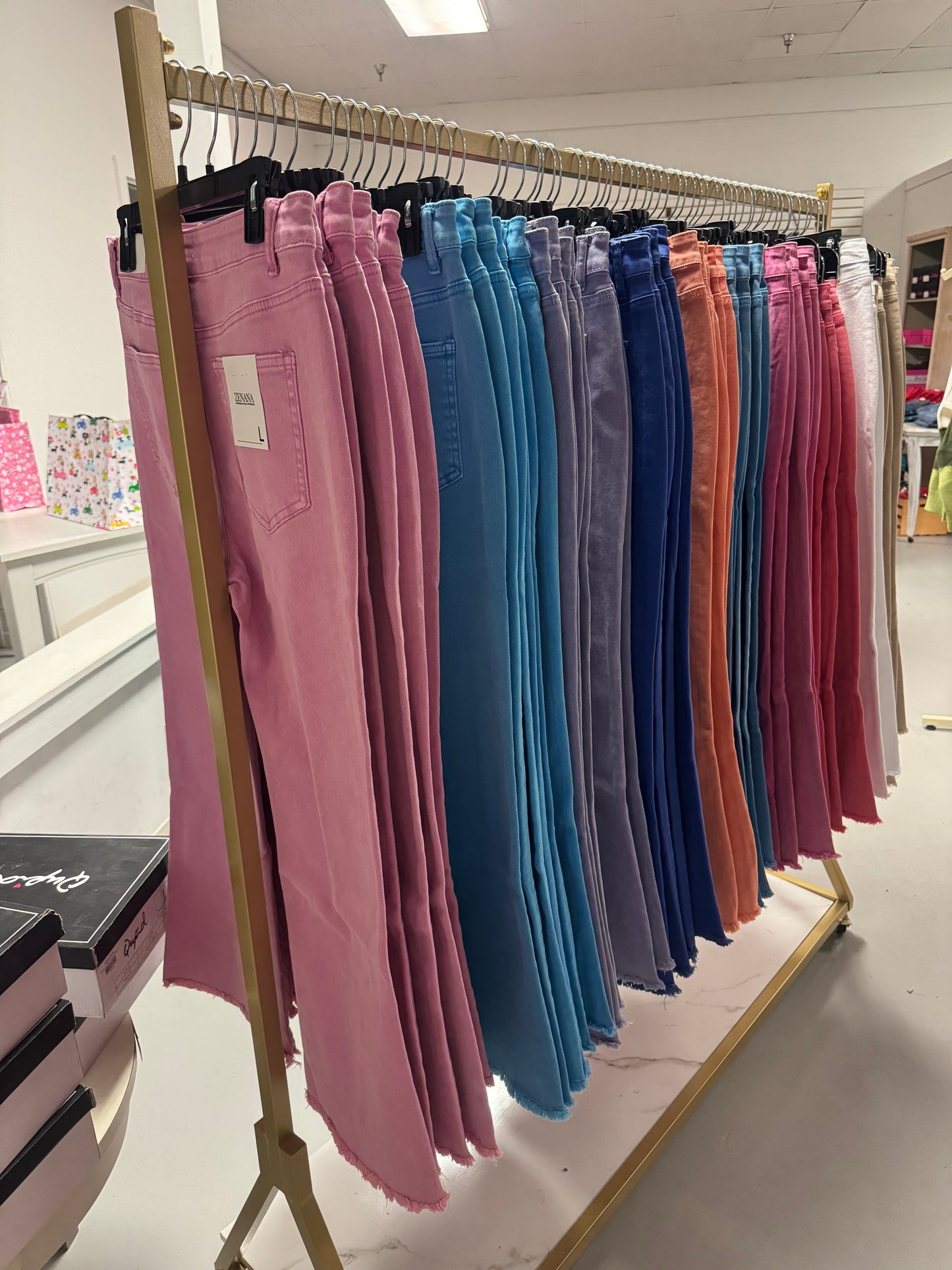 The Cloud Fade Jean: Straight/Wide Leg