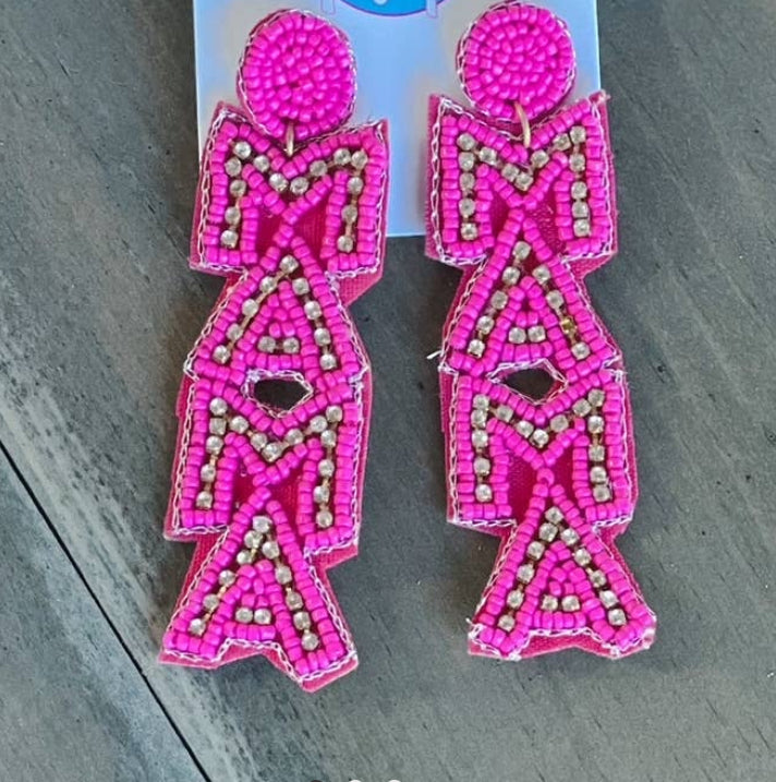 Beaded Dangle Earrings