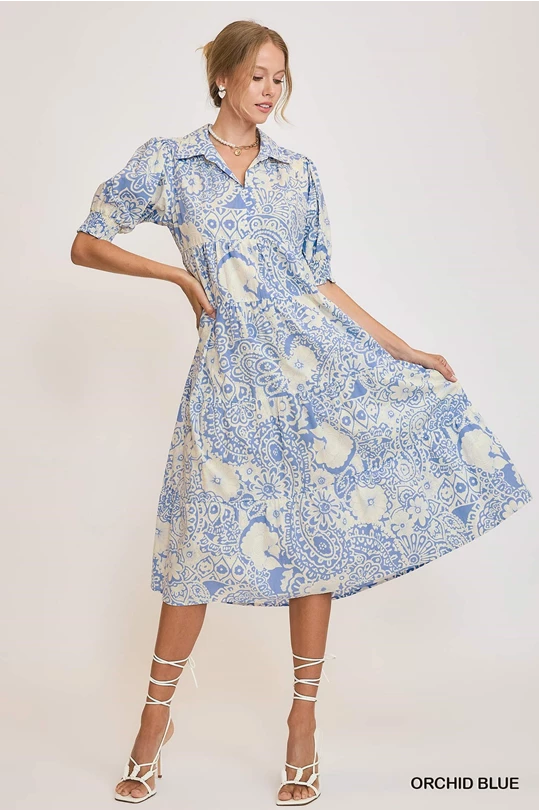 Blue Bloom Dress