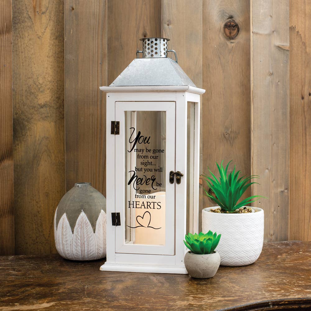 YOU MAY BE GONE FROM OUR SIGHT LANTERN