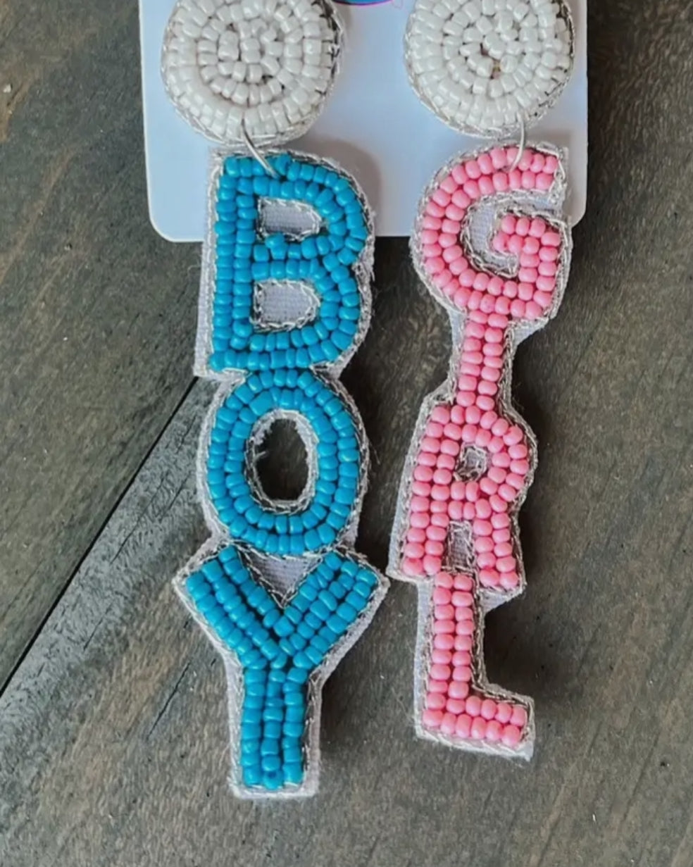 Beaded Dangle Earrings