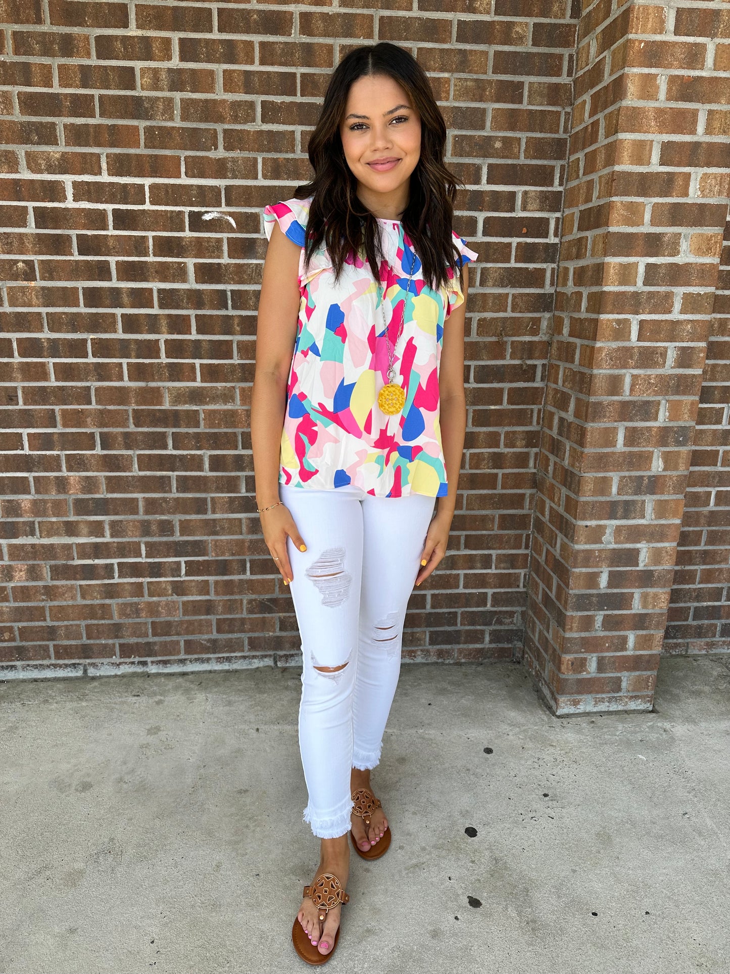 Fringe White KanCan Jeans