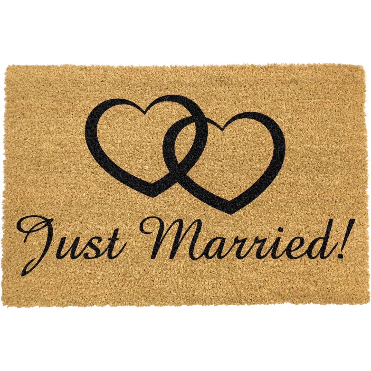 Just Married Coir Mat