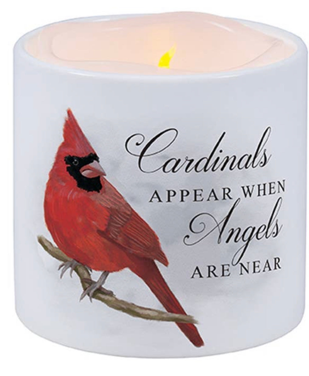 LED Candle with Ceramic Holder