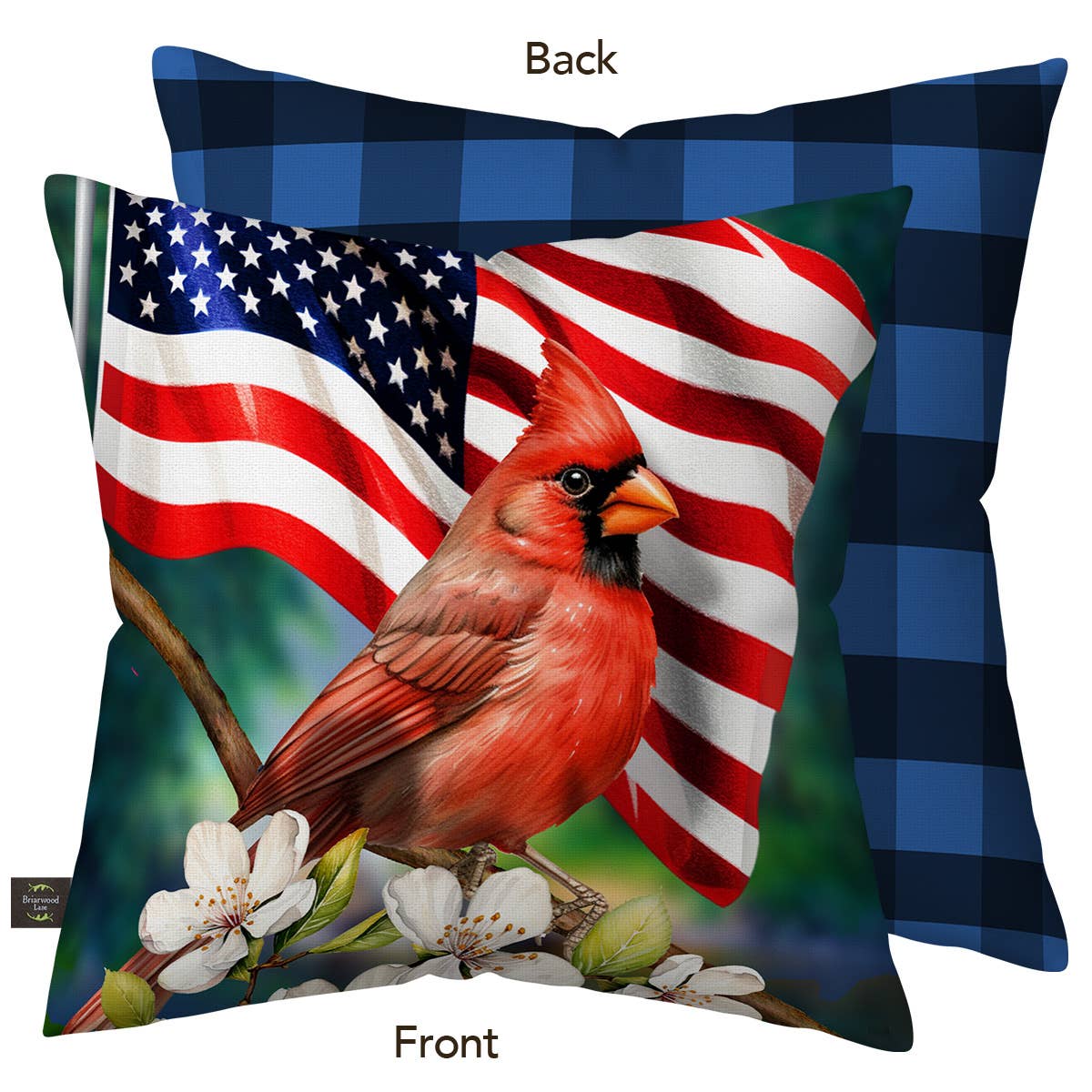 American Cardinal Indoor/Outdoor Pillow