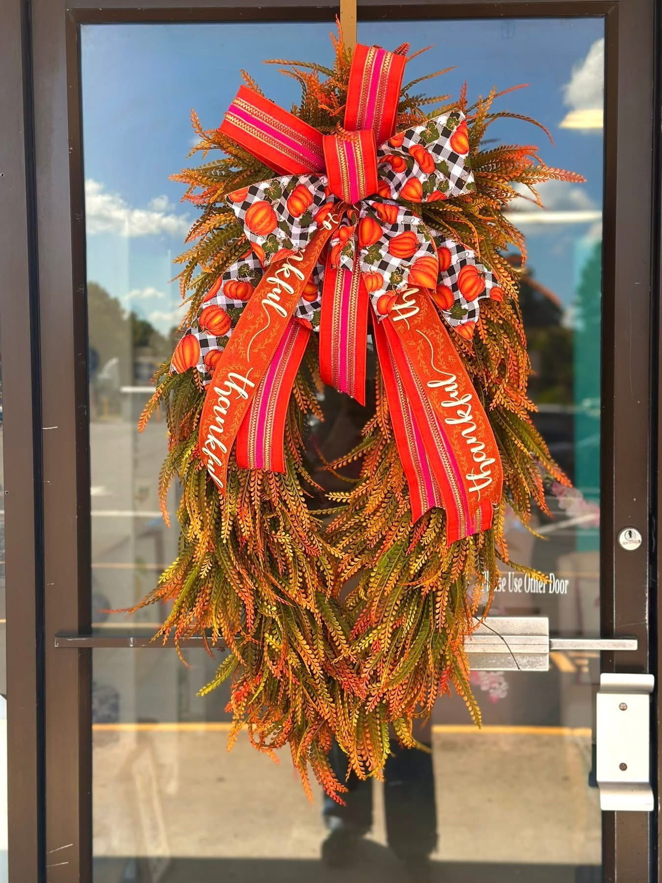 Fall beaded grass wreath PRE ORDER