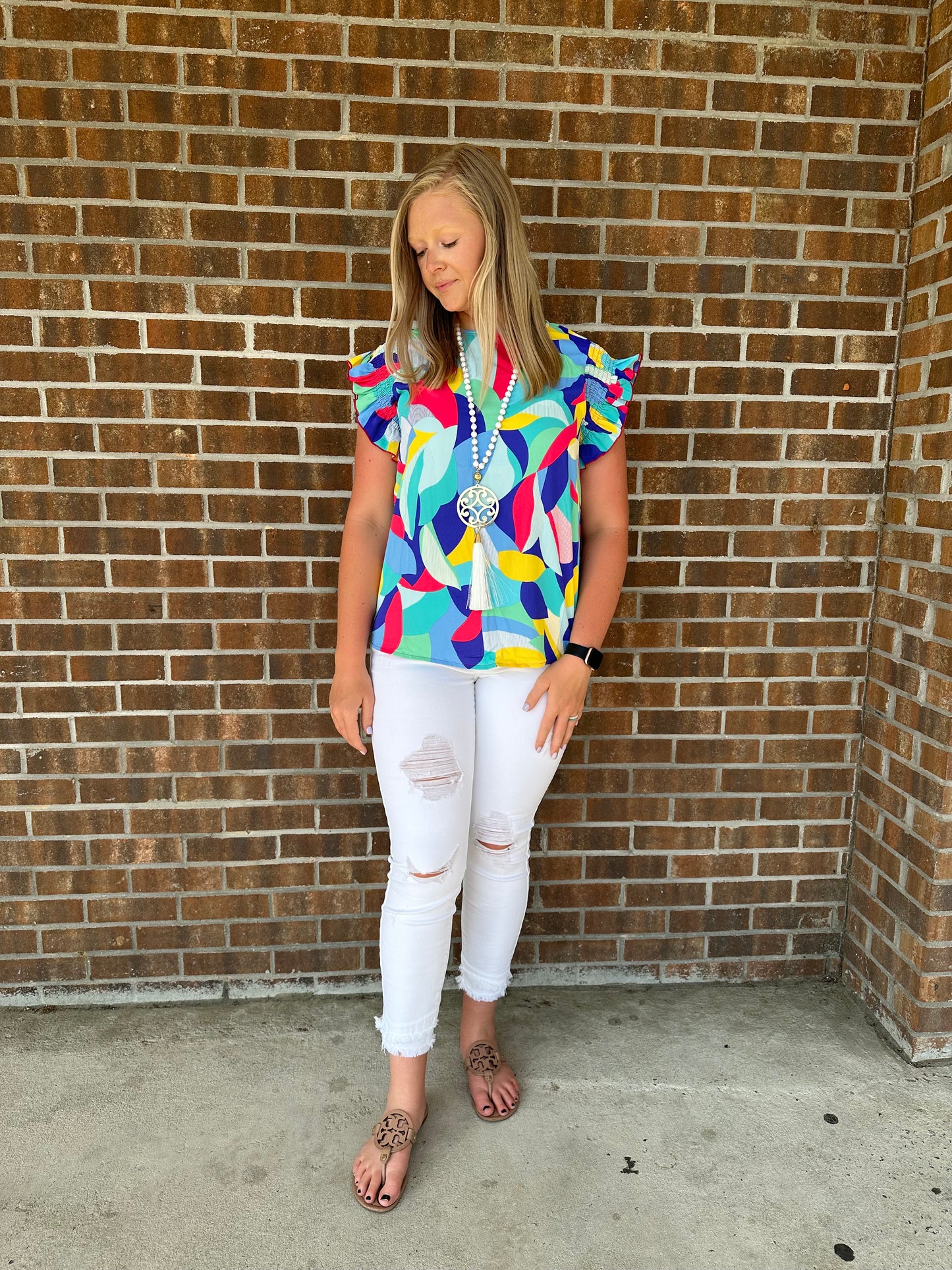 Fringe White KanCan Jeans