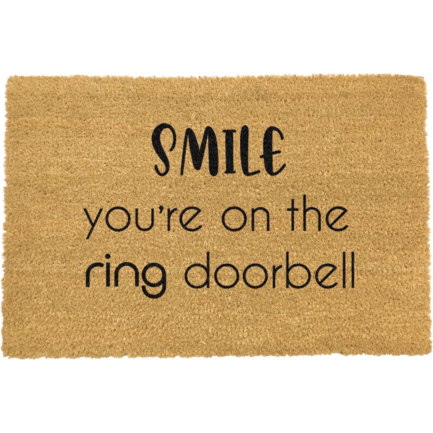 SMILE Coir Mat