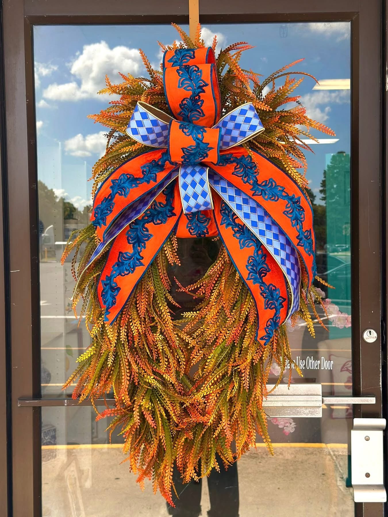 Fall beaded grass wreath PRE ORDER