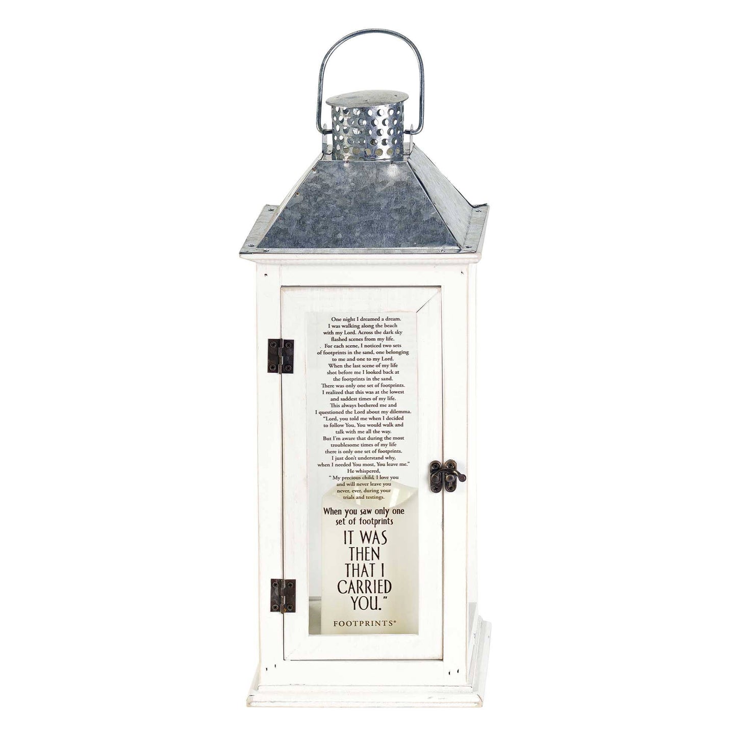 Lantern Footprints 17" H