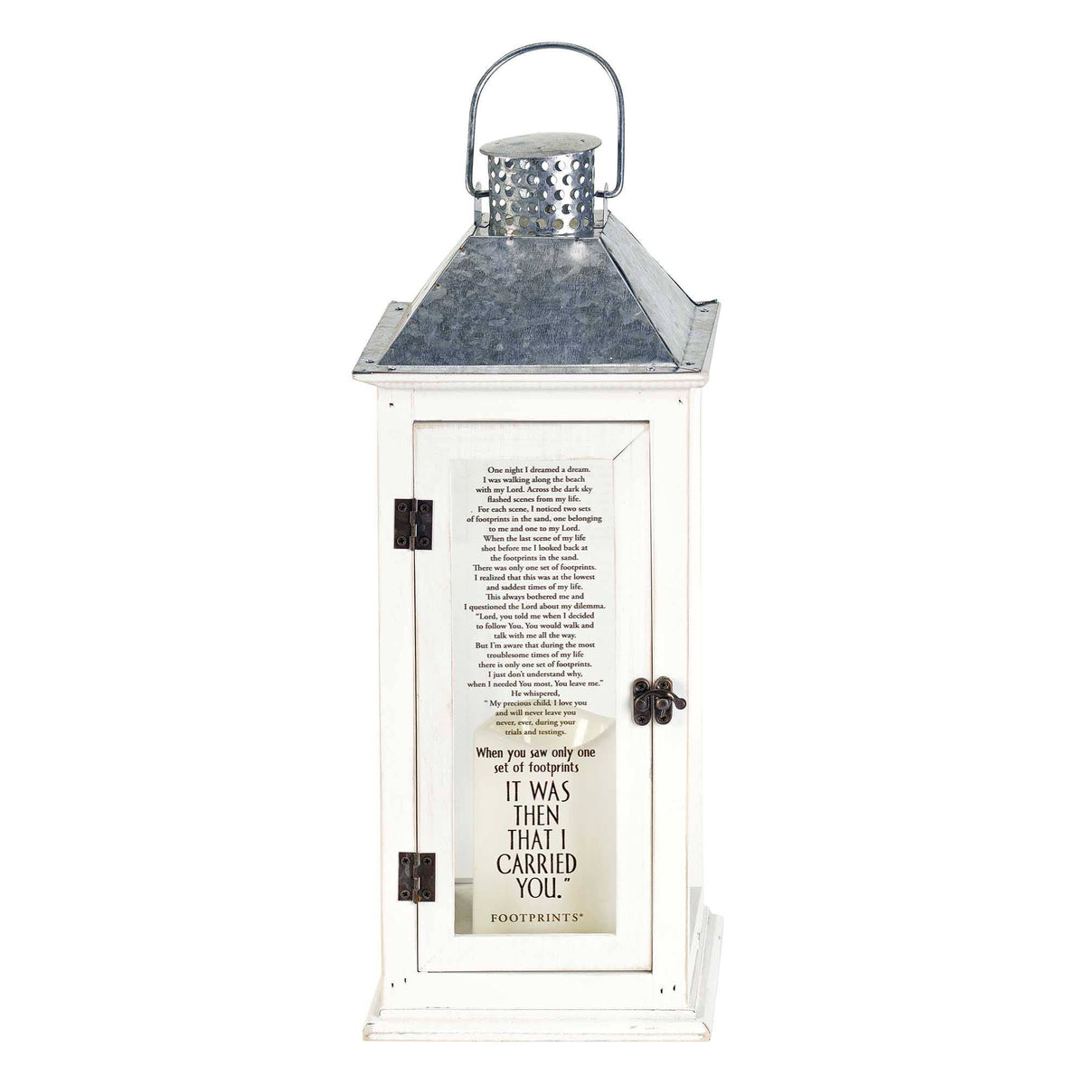 Lantern Footprints 17" H