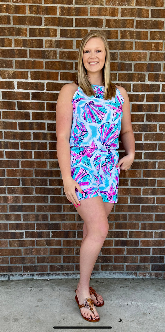 Sky Shells Romper