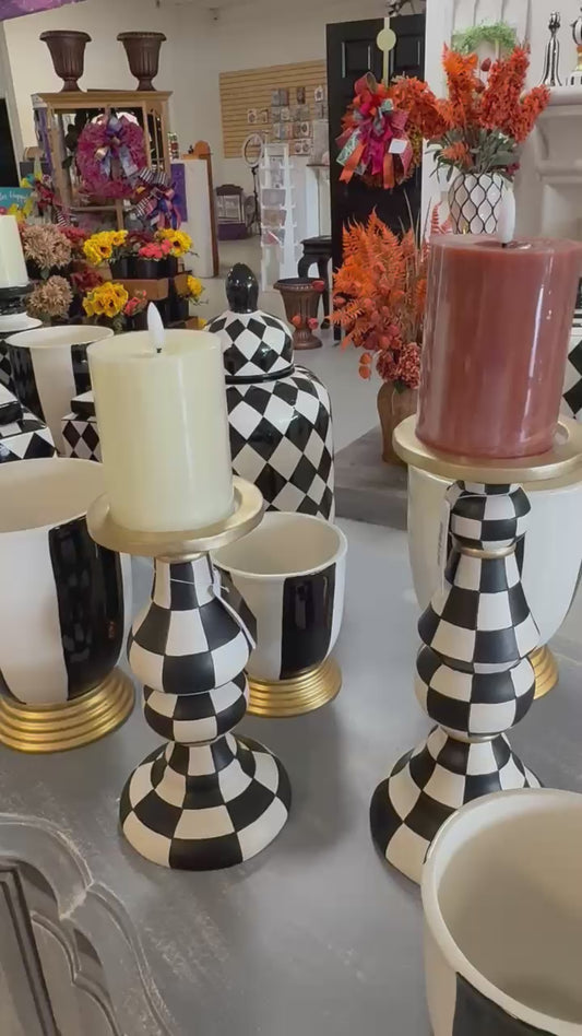 Touch led pillar candle w/timer (4x3)