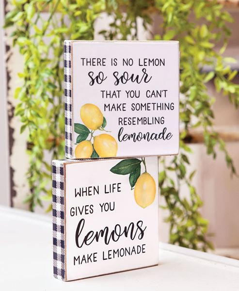 Lemonade Block Signs